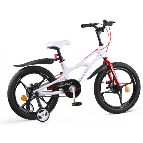 Bicicletă copii ROYALBABY Rower 18" Space Shuttle RB18-22  - alb