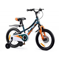 Bicicletă copii Royalbaby Explorer 16" CM16-3 – verde/portocaliu 