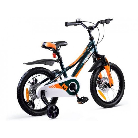 Bicicletă copii Royalbaby Explorer 16" CM16-3 – verde/portocaliu