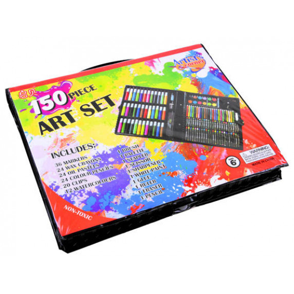 Set de artă creativă - 150 piese - Inlea4Fun ART SET