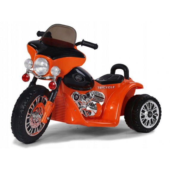 Motocicletă electrică - portocaliu - Chopper PA0116