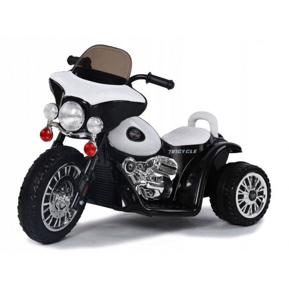 Motocicletă electrică - alb - Chopper PA0116