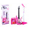 Set chitară cu amplificator și microfon pentru copii, roz, Inlea4Fun