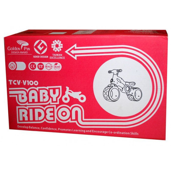 Bicicletă fără pedale - roz - Inlea4Fun BABY RIDE ON
