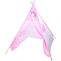 Cort pentru copii, unicorn, roz-alb Inlea4fun   