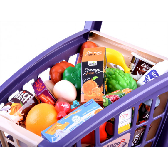 Coș de cumpărături cu legume și fructe -  Inlea4Fun HOME SHOPPING CART