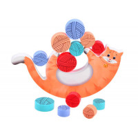 Jucărie de echilibru din plastic - pisică - Inlea4Fun BALANCE CAT 