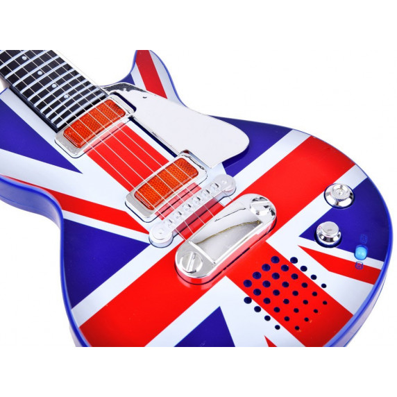 Chitară electrică de jucărie cu microfon - Inlea4Fun GUITAR STAR - England