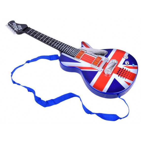 Chitară electrică de jucărie cu microfon - Inlea4Fun GUITAR STAR - England