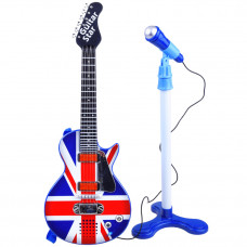 Chitară electrică de jucărie cu microfon - Inlea4Fun GUITAR STAR - England Preview