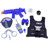 Costum de polițist cu accesorii - Inlea4Fun SWAT 