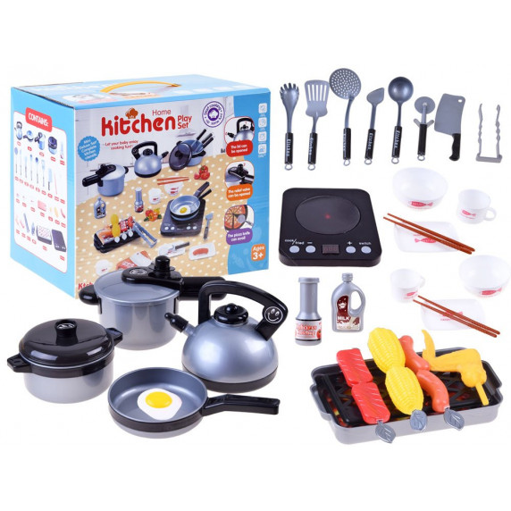 Set ustensile bucătărie pentru copii - Inlea4Fun HOME KITCHEN 