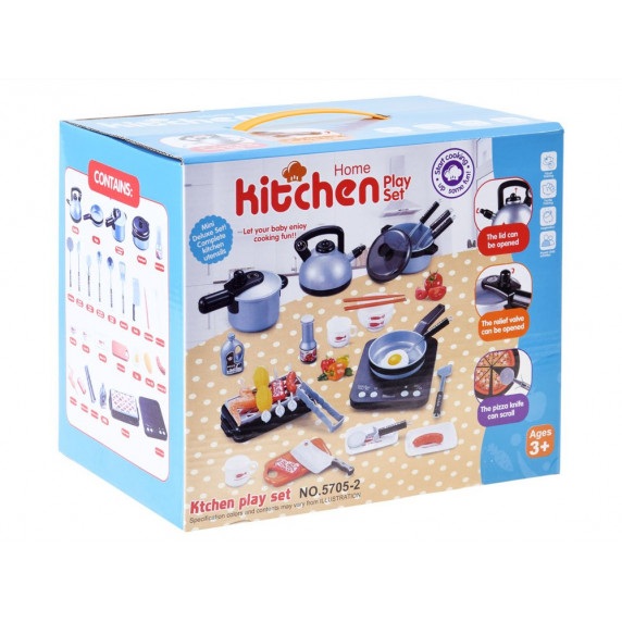 Set ustensile bucătărie pentru copii - Inlea4Fun HOME KITCHEN 