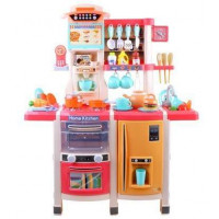 Bucătărie pentru copii din plastic - Inlea4Fun SIMULATION KITCHEN - roșu 