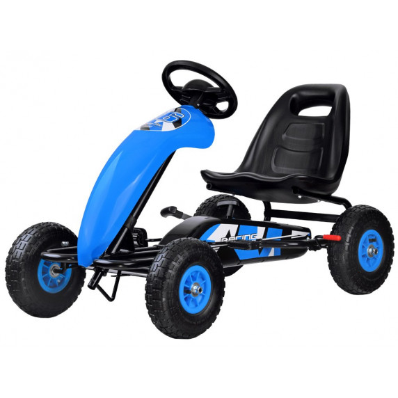 Kart cu pedale - albastru - Inlea4Fun SP0531