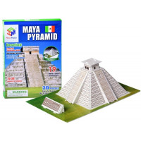 Puzzle 3D - Piramida Chichén Itza Maja  MAGIC PUZZLE - 19 elemente 