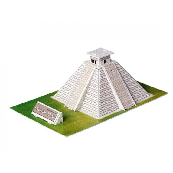 Puzzle 3D - Piramida Chichén Itza Maja  MAGIC PUZZLE - 19 elemente