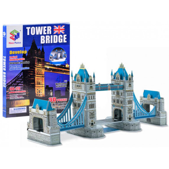 3D Puzzle Tower Bridge MAGIC PUZZLE - 41 piese