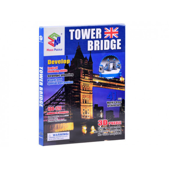 3D Puzzle Tower Bridge MAGIC PUZZLE - 41 piese