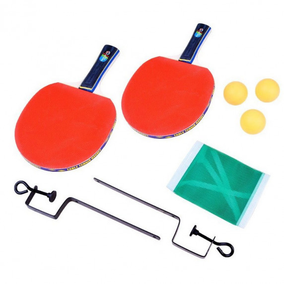 Set tenis de masă cu palete, fileu și mingi Ping Pong Balls Inlea4Fun