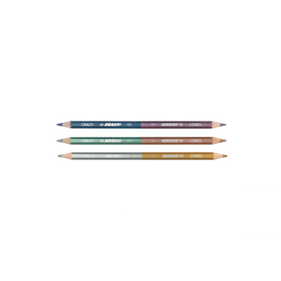 Creioane cu două vârfuri - JOLLY Metallic