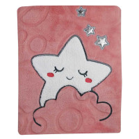 Pătură pentru copii - Koala Sleeping Star - roz 