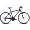 Bicicletă bărbați - KROSS Evado 1.0 21" L 2022 - albastru închis/lime mat