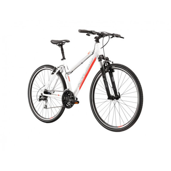 Bicicletă femei - KROSS Evado 3.0 17" DM 2022 - alb mat