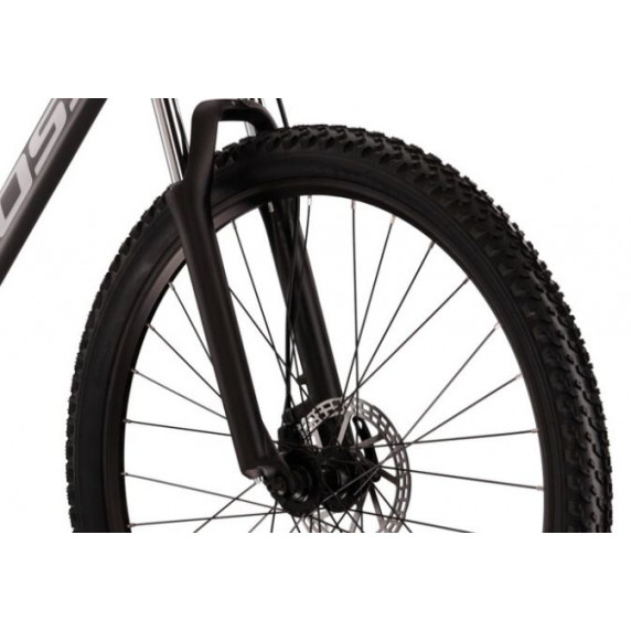 Bicicletă de munte bărbați - KROSS MTB HEXAGON 3.0 L 21" 2022 - grafit mat/albastru/gri