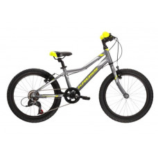 Bicicletă pentru copii - KROSS HEXAGON MINI 1.0 SR 11" 2022 - grafit lucios/lime/argintiu Preview