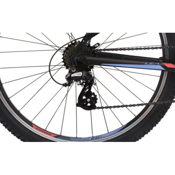 Bicicletă de munte femei - KROSS MTB WOMAN LEA 2.0 15" XS 2022 - negru mat/zmeură/mov