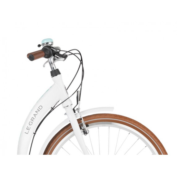 Bicicletă oraș pentru femei - LE GRAND Utility Lille 1 17" M 2022 - alb lucios