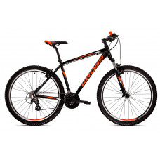 Bicicletă de munte bărbați - KROSS MTB HEXAGON 2.0 L 21" 2022  - negru / portocaliu /gri lucios Preview