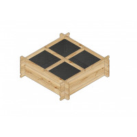 Cutie răsaduri din lemn Lanitplast Potting1 (S7279) 