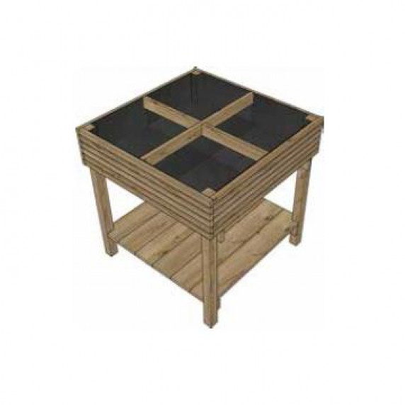 Cutie răsaduri din lemn Lanitplast Stilt2 (S7256)