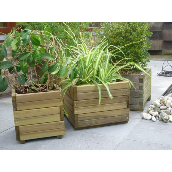 Cutie răsaduri din lemn Lanitplast Potting8 (S7231)