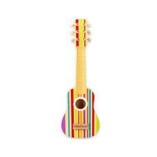 Chitară de jucărie din lemn cu 6 corzi - LELIN Preview