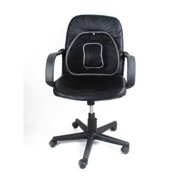 Suport lombar corector pentru scaun birou si auto cu bile masaj - Malatec  - ISO 495