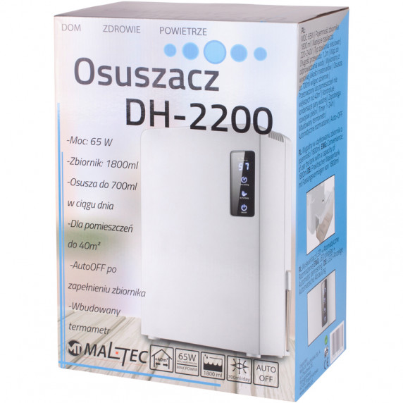 Dezumidificator - MalTec DH-2200 - alb
