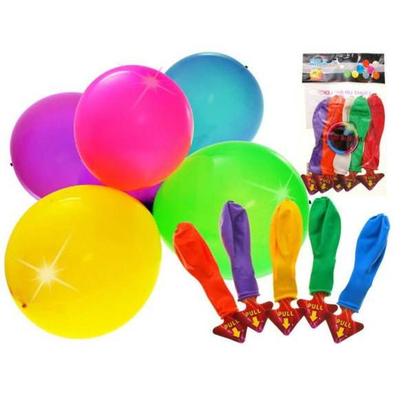 Baloane LED - 5 bucăți - Inlea4Fun ZA1591