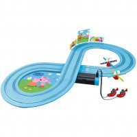 Pistă de jucărie - 2,4 metri - Carrera FIRST Peppa Pig - Kids GranPrix  