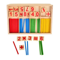 Jocul Montessori pentru învățarea adunării din lemn 