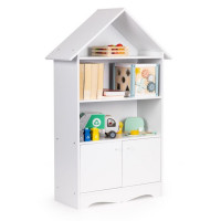 Raft pentru depozitare jucării sau cărți - ECOTOYS House - alb 