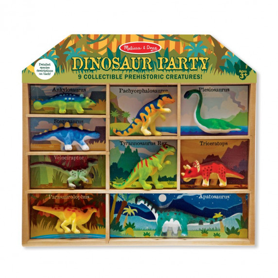 Set dinozauri - 9 figurine - MELISSA&DOUG