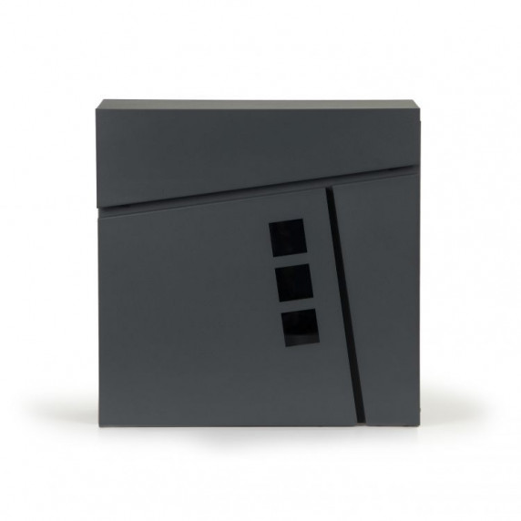 Cutie poștală - MODERN HOME Slanted Cube - gri