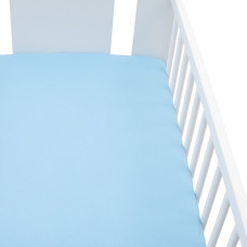 Cearceaf din jerseu - New Baby 120x60 - albastru Preview