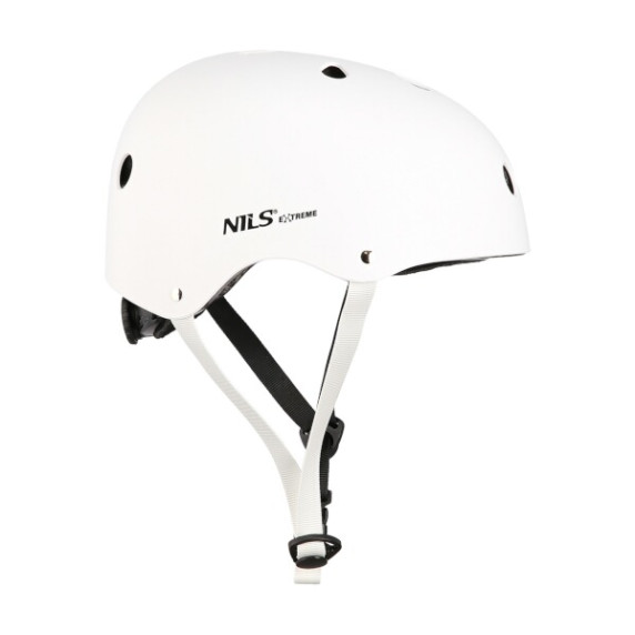 Cască protecție - NILS Extreme MTW001 - alb - mărime S (52-56 cm)