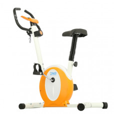 Bicicletă de exerciții magnetică - ONE Fitness M8410 - alb/portocaliu Preview