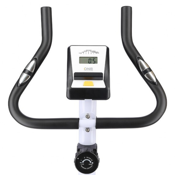 Bicicletă de exerciții magnetică - ONE Fitness RM8740 - alb