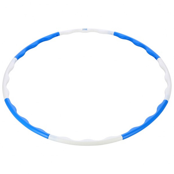 Cerc Hullahopp - ONE Fitness HHP090 - 90 cm - alb/albastru